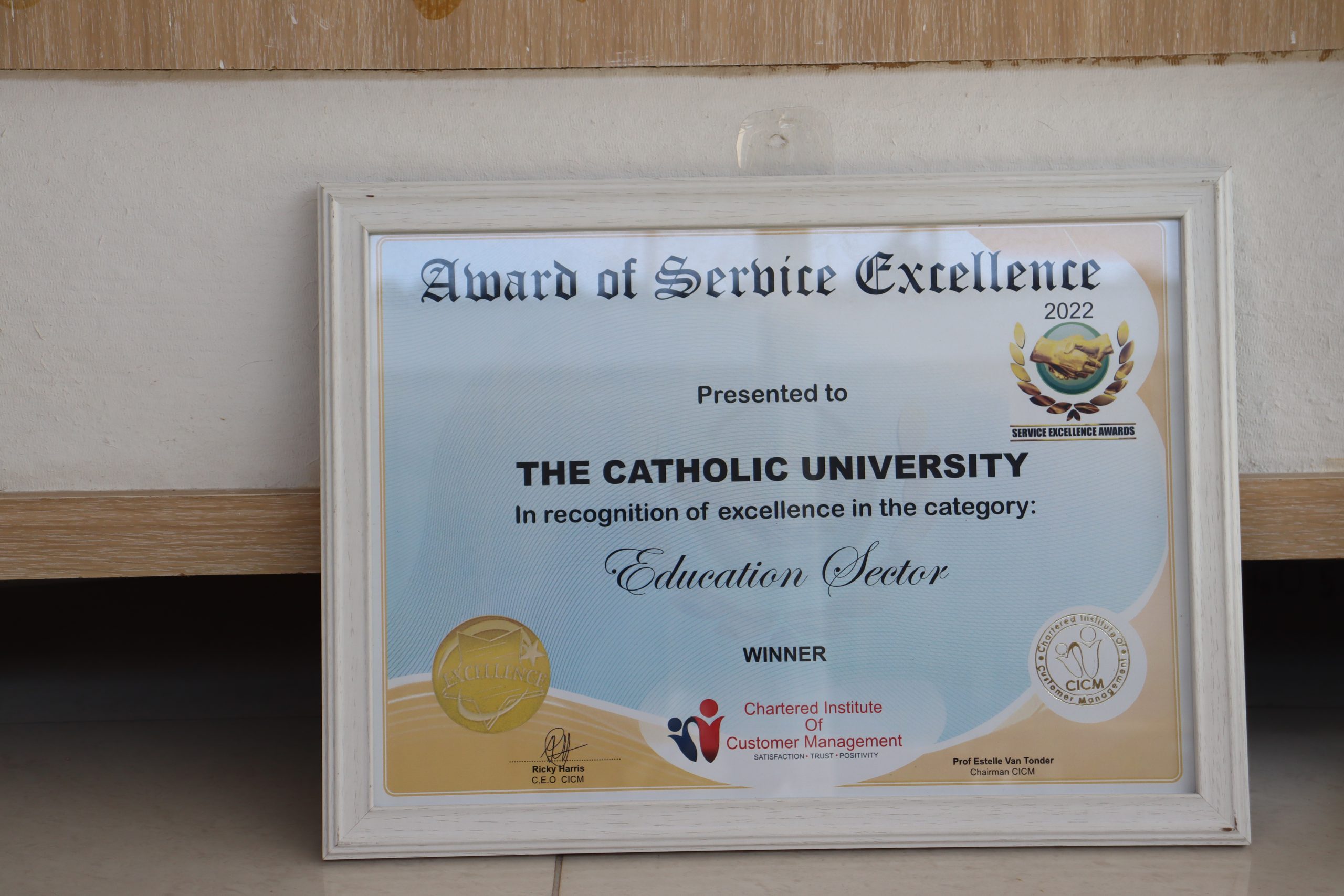 Catholic University Grabs 2022 Service Excellence Award